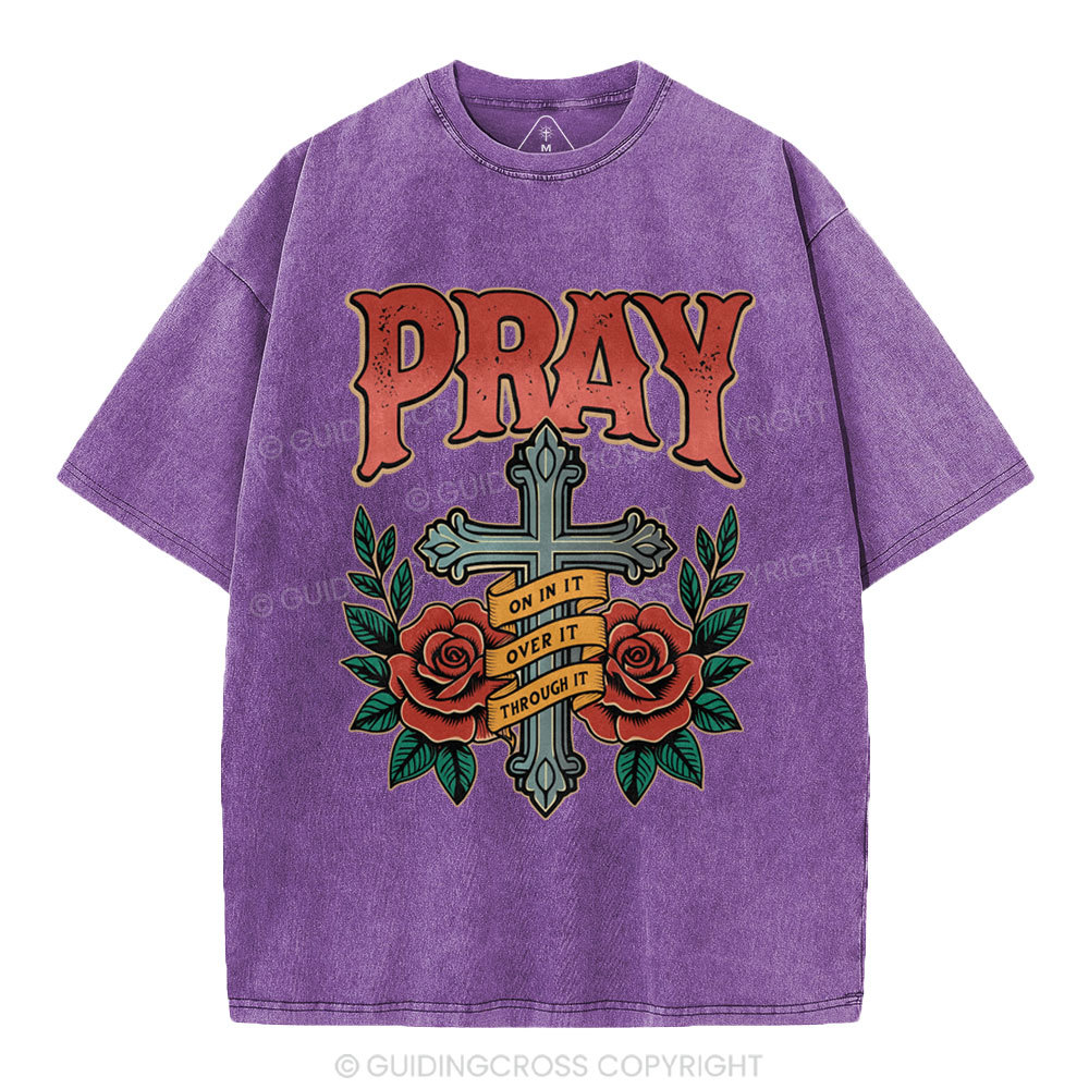 New-Sample Christian Washed T-Shirt Sale - GuidingCross