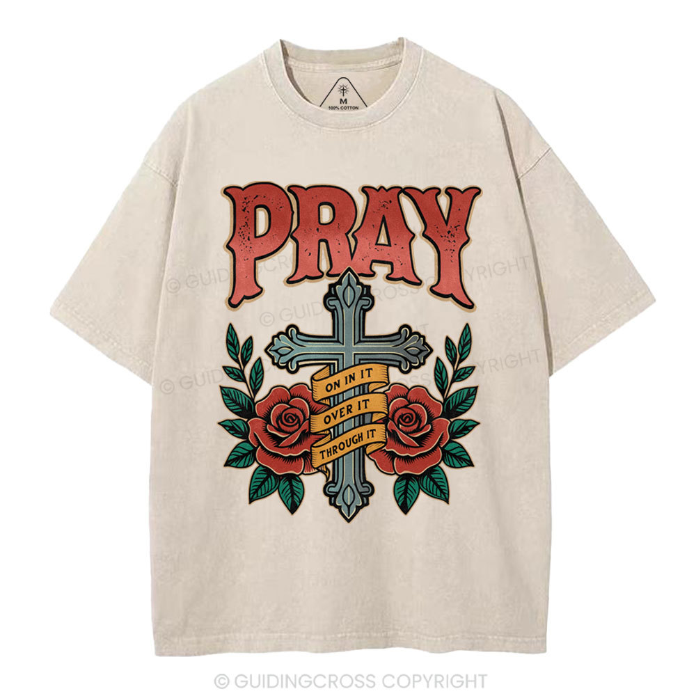 Pray Christian Washed T-Shirt