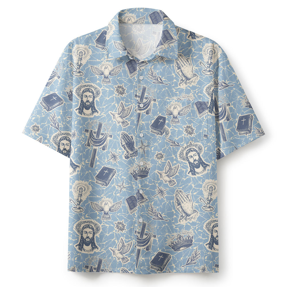 Pray More Christian Hawaiian Shirt 