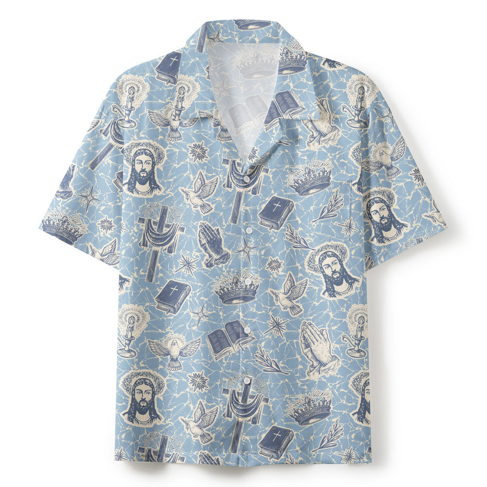Pray More Christian Hawaiian Shirt 