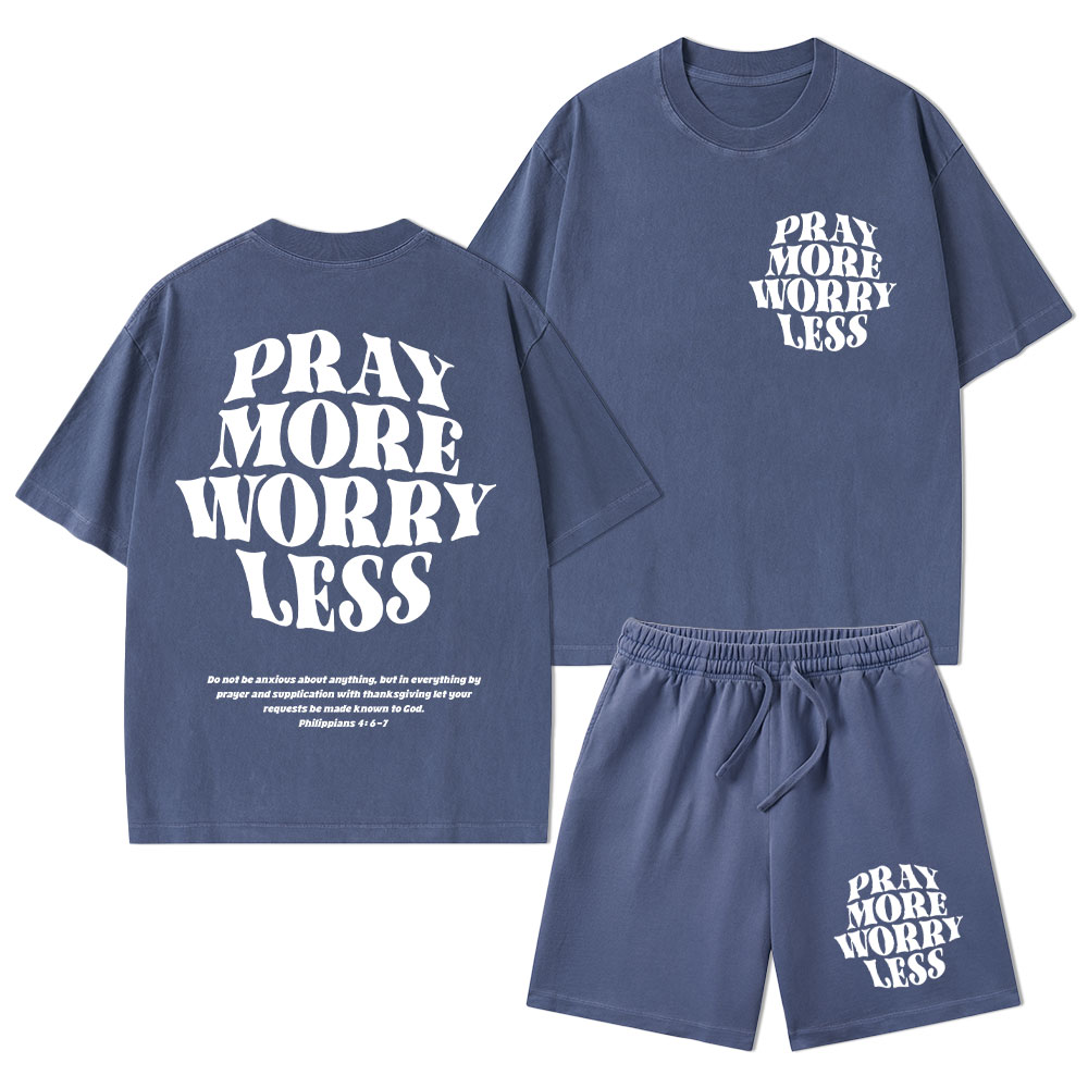 Sample Christian Washed T-Shirt & Shorts Sale - GuidingCross
