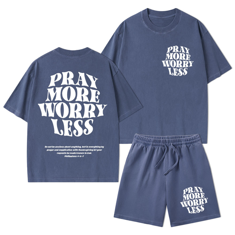 Sample Christian Washed T-Shirt & Shorts Sale - GuidingCross