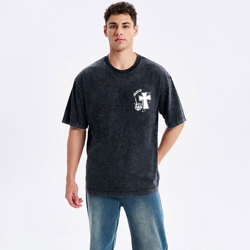 Pray With Me Don't Play With Me Christian Washed T-Shirt