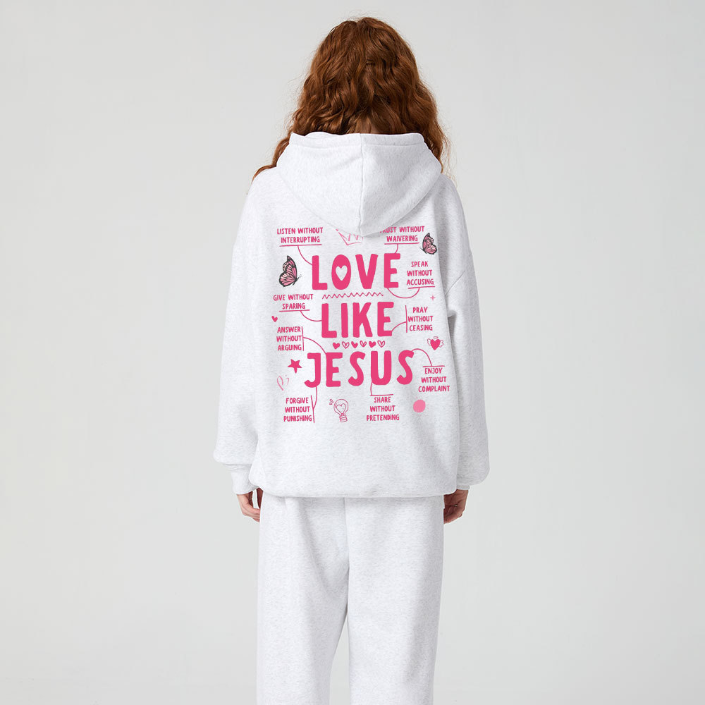 Pray Without Ceasing Christian Premium Fleece Hoodie Set