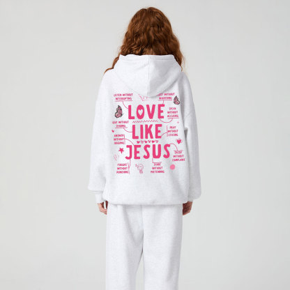 Pray Without Ceasing Christian Premium Fleece Hoodie Set