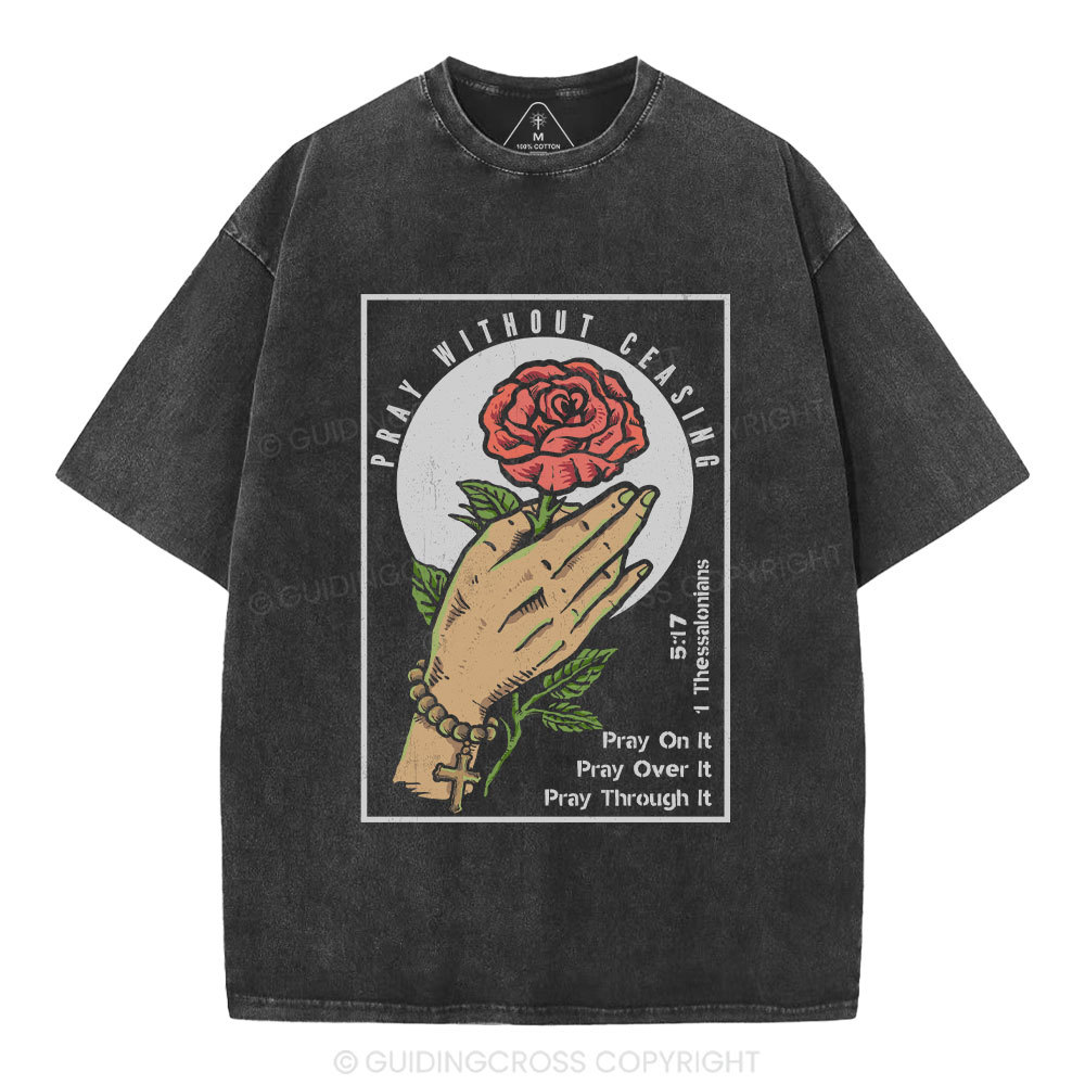 New-Sample Christian Washed T-Shirt Sale - GuidingCross