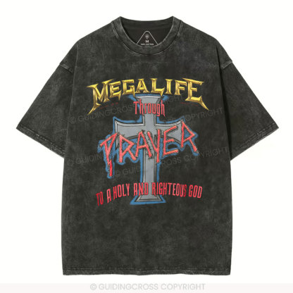 Prayer Christian Washed T-Shirt