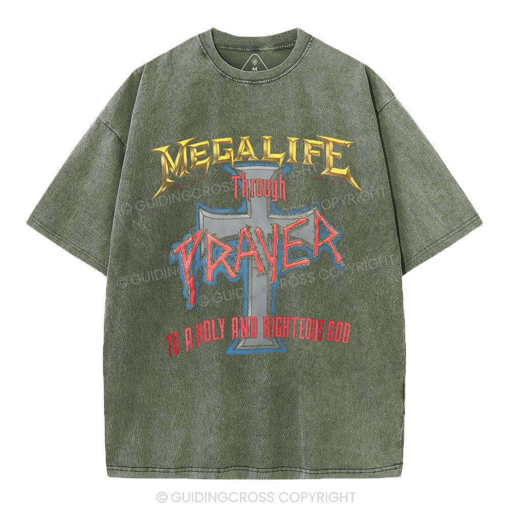 Prayer Christian Washed T-Shirt