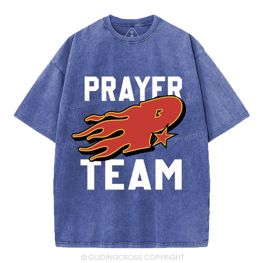 Prayer Team Christian Washed T-Shirt