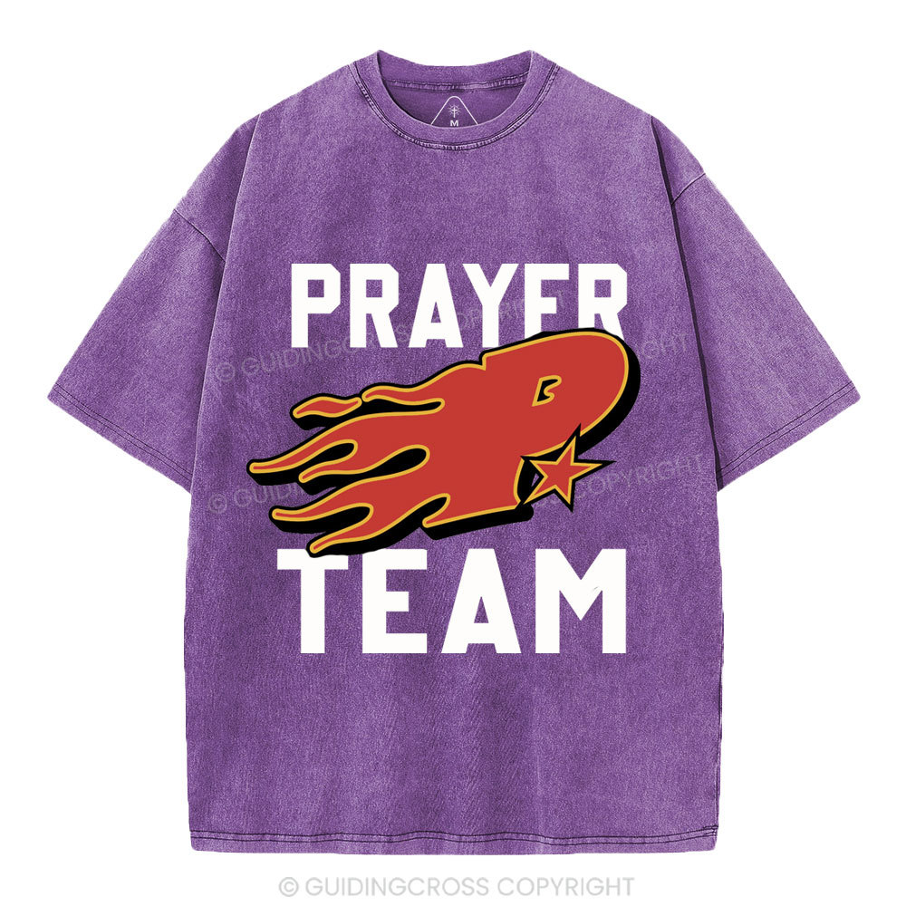 Prayer Team Christian Washed T-Shirt