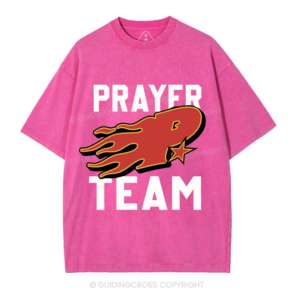 Prayer Team Christian Washed T-Shirt