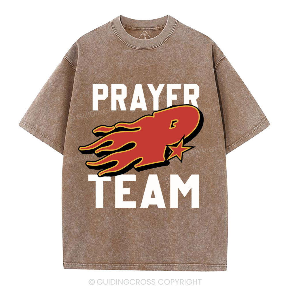 Prayer Team Christian Washed T-Shirt