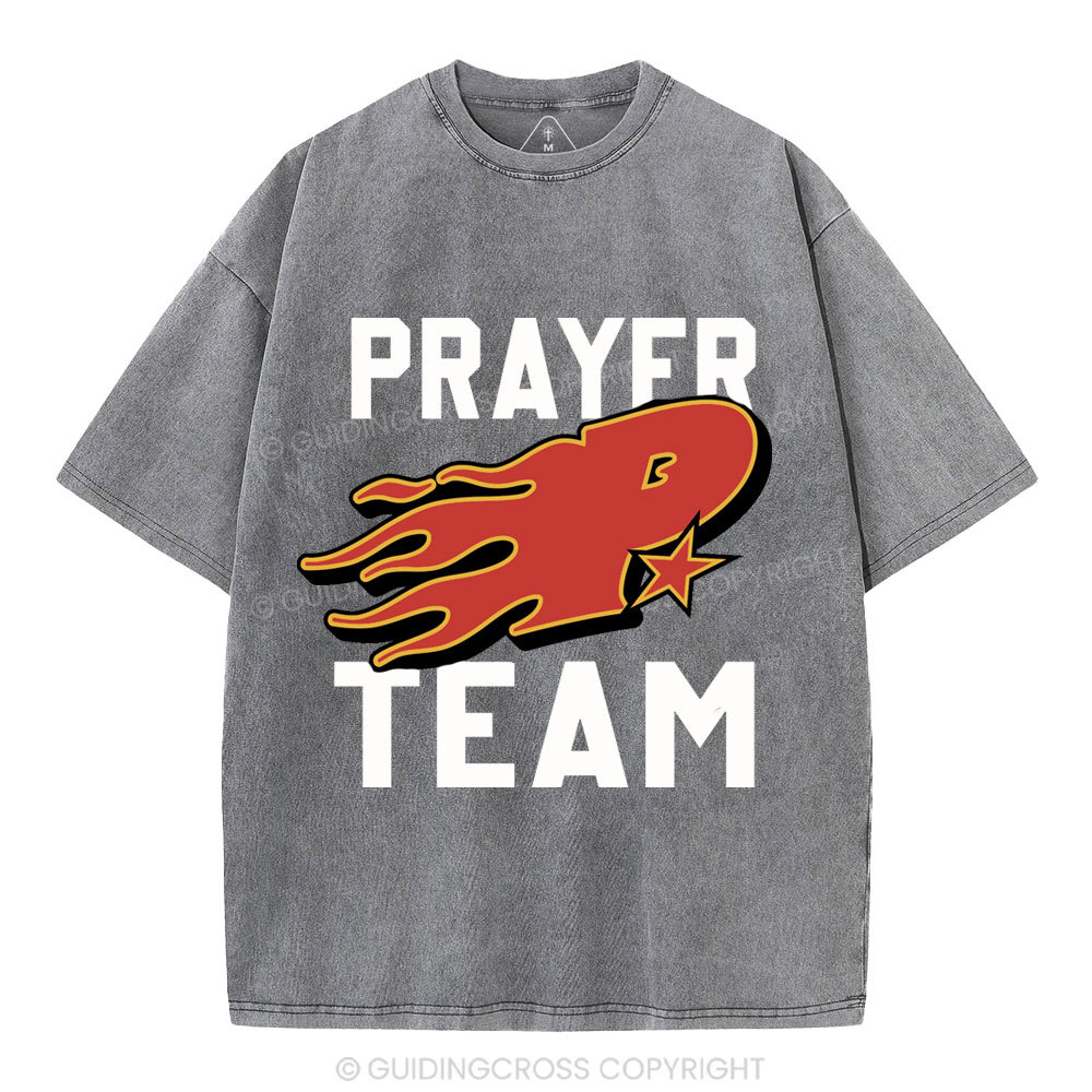 Prayer Team Christian Washed T-Shirt