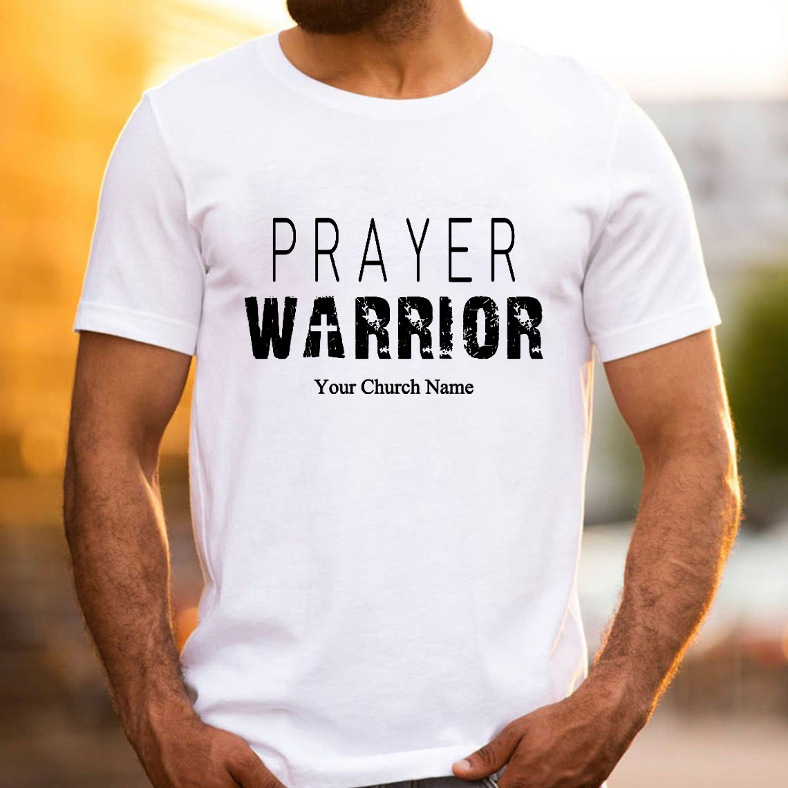 Personalized Prayer Warrior Christian T-Shirt