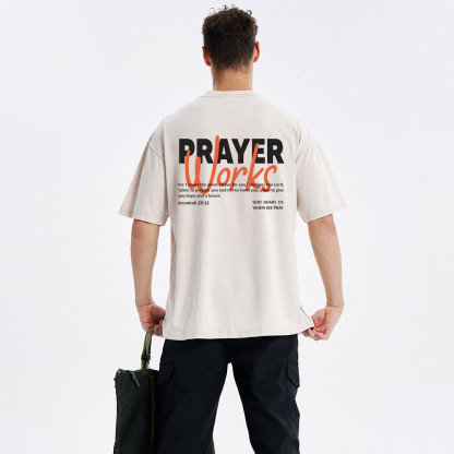 Prayer Workers Christian Washed T-Shirt