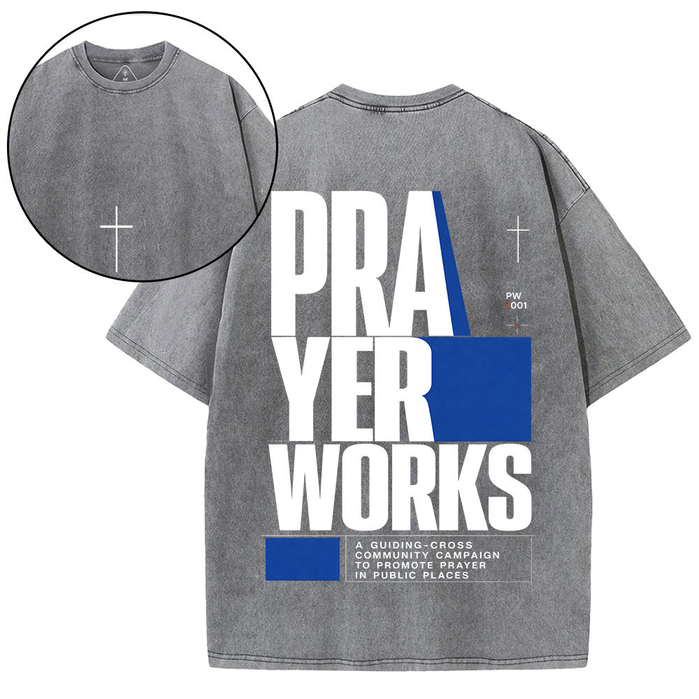 New-Sample Christian Washed T-Shirt双面原件31.95 Sale - GuidingCross