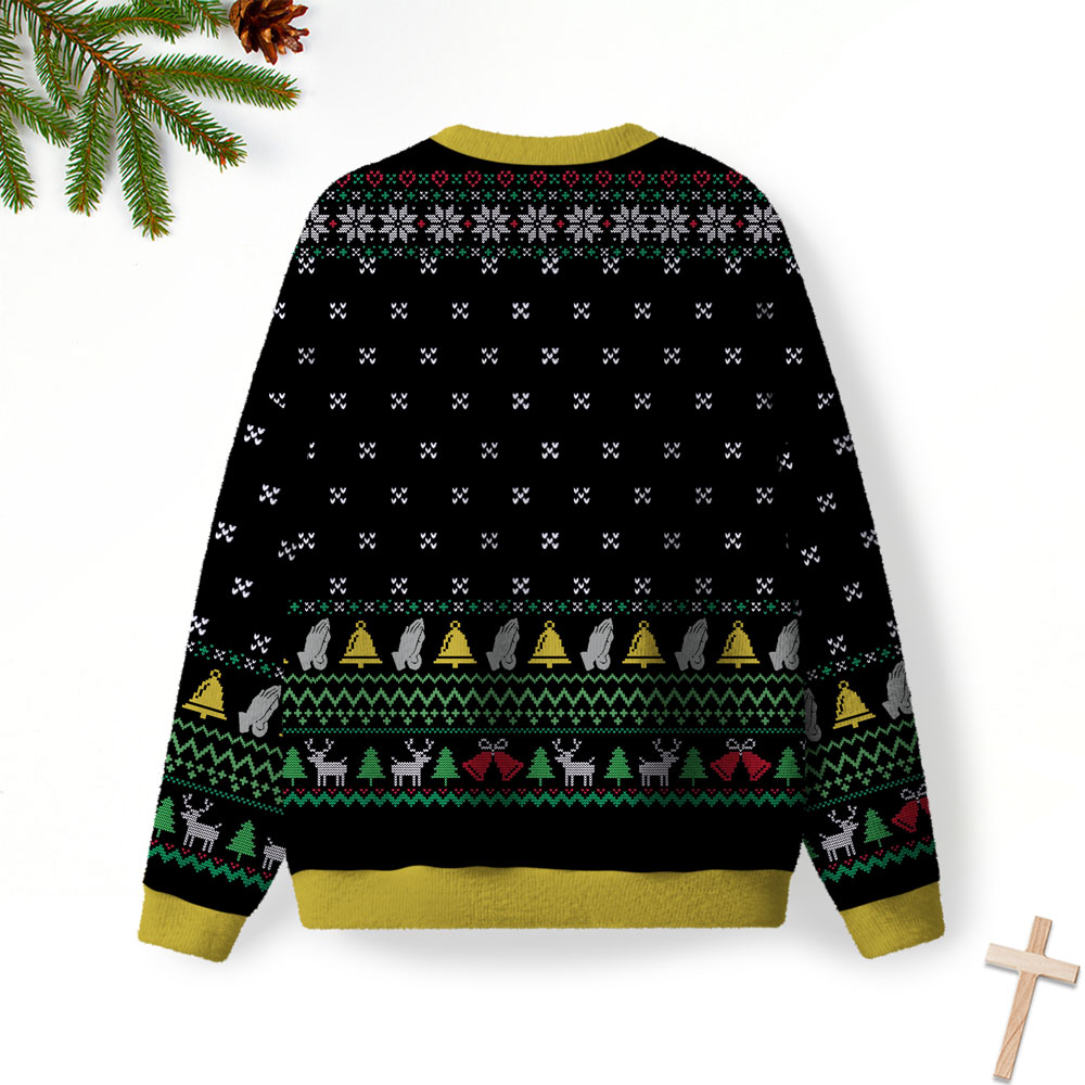 Praying Hands Christian Lightweight Sweater