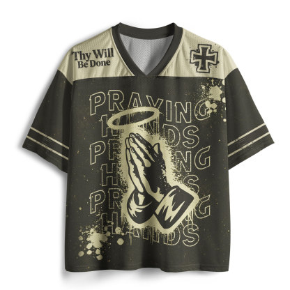 Praying Hands Christian Mesh Jersey
