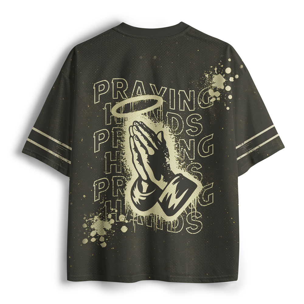 Praying Hands Christian Mesh Jersey