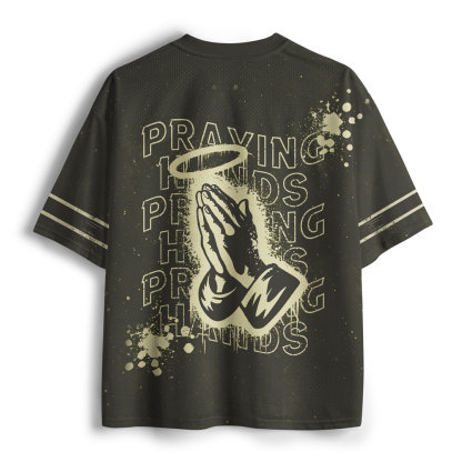 Praying Hands Christian Mesh Jersey