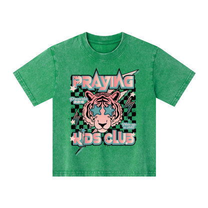 Praying Kids Club Kid Washed T-Shirt