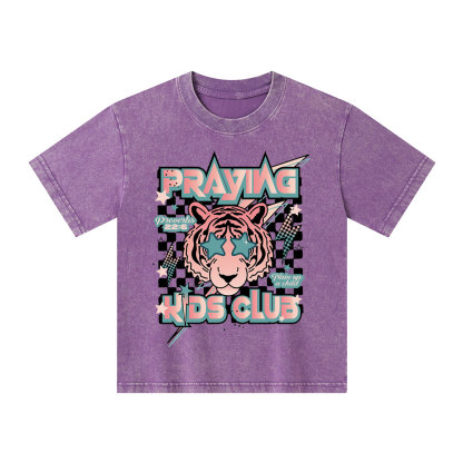 Praying Kids Club Kid Washed T-Shirt