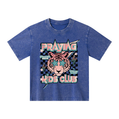 Praying Kids Club Kid Washed T-Shirt