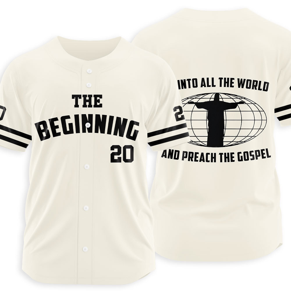 Preach The Gospel And Make Disciples Christian Baseball Jersey