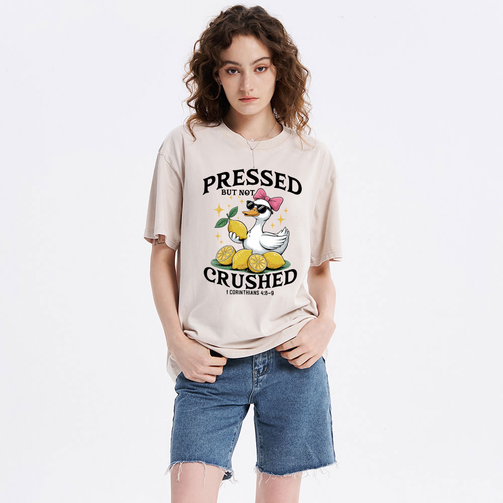 Pressed But  Not Pressed Christian Washed T-Shirt