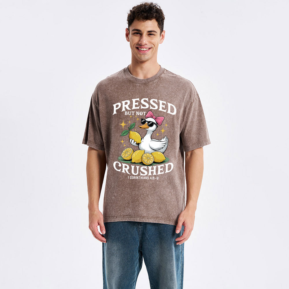 Pressed But  Not Pressed Christian Washed T-Shirt