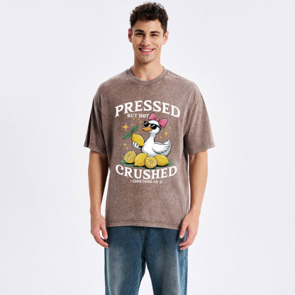 Pressed But  Not Pressed Christian Washed T-Shirt