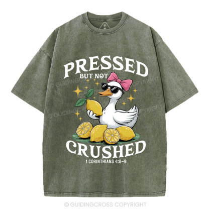 Pressed But  Not Pressed Christian Washed T-Shirt