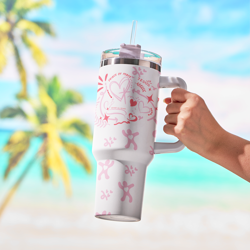 Prince of peace jesus 40OZ Tumbler