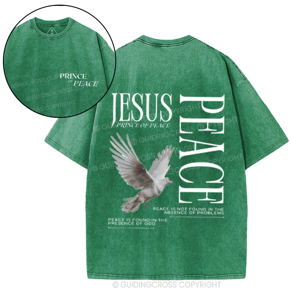 Prince Of Peace Chrsitian Washed T-Shirt
