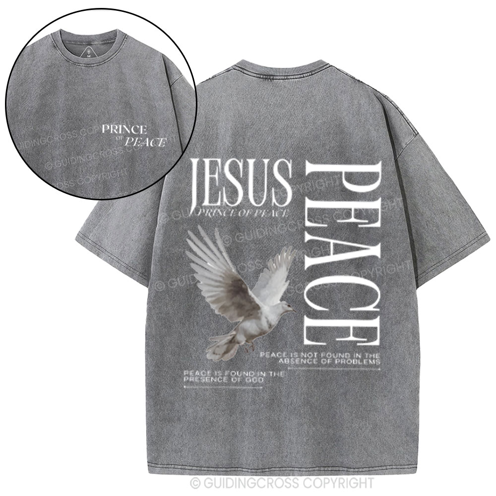 Prince Of Peace Chrsitian Washed T-Shirt