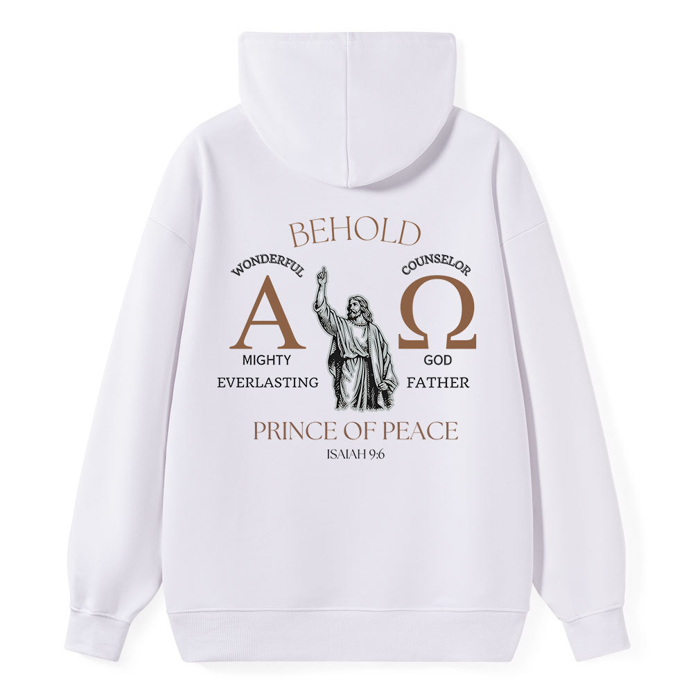 Prince Of Peace Isaiah96 Classic Christian Hoodie