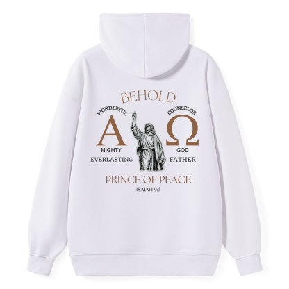 Prince Of Peace Isaiah96 Classic Christian Hoodie