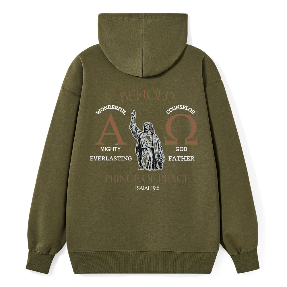 Prince Of Peace Isaiah96 Classic Christian Hoodie