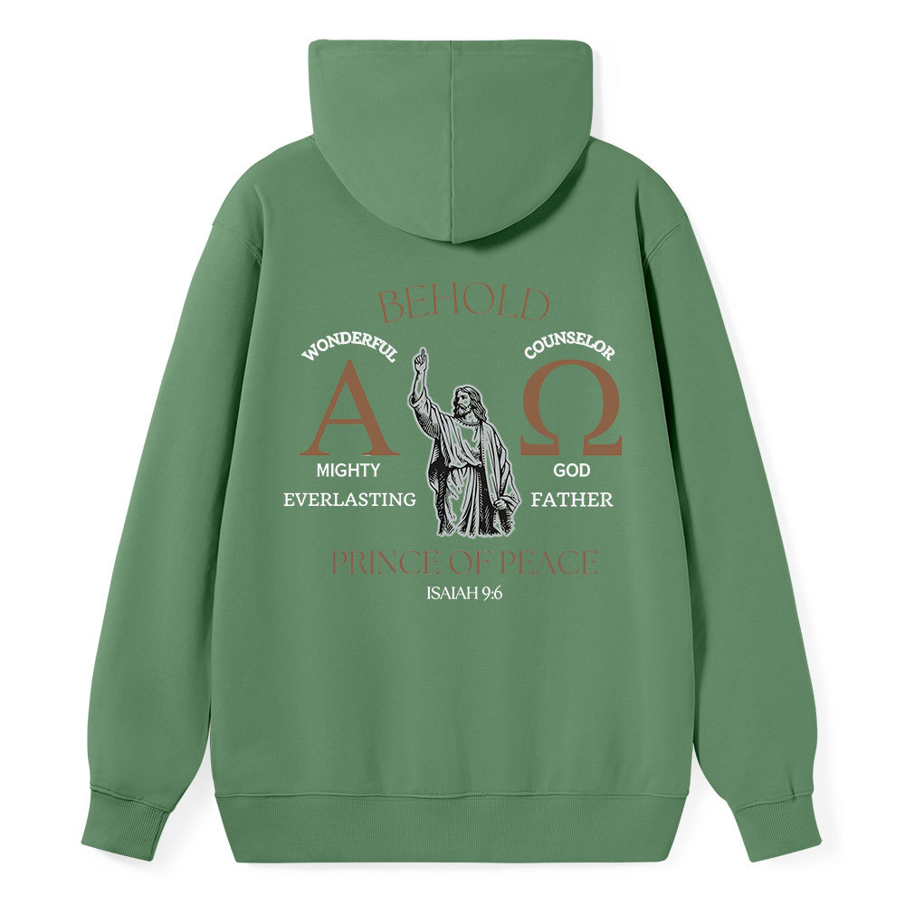 Prince Of Peace Isaiah96 Classic Christian Hoodie