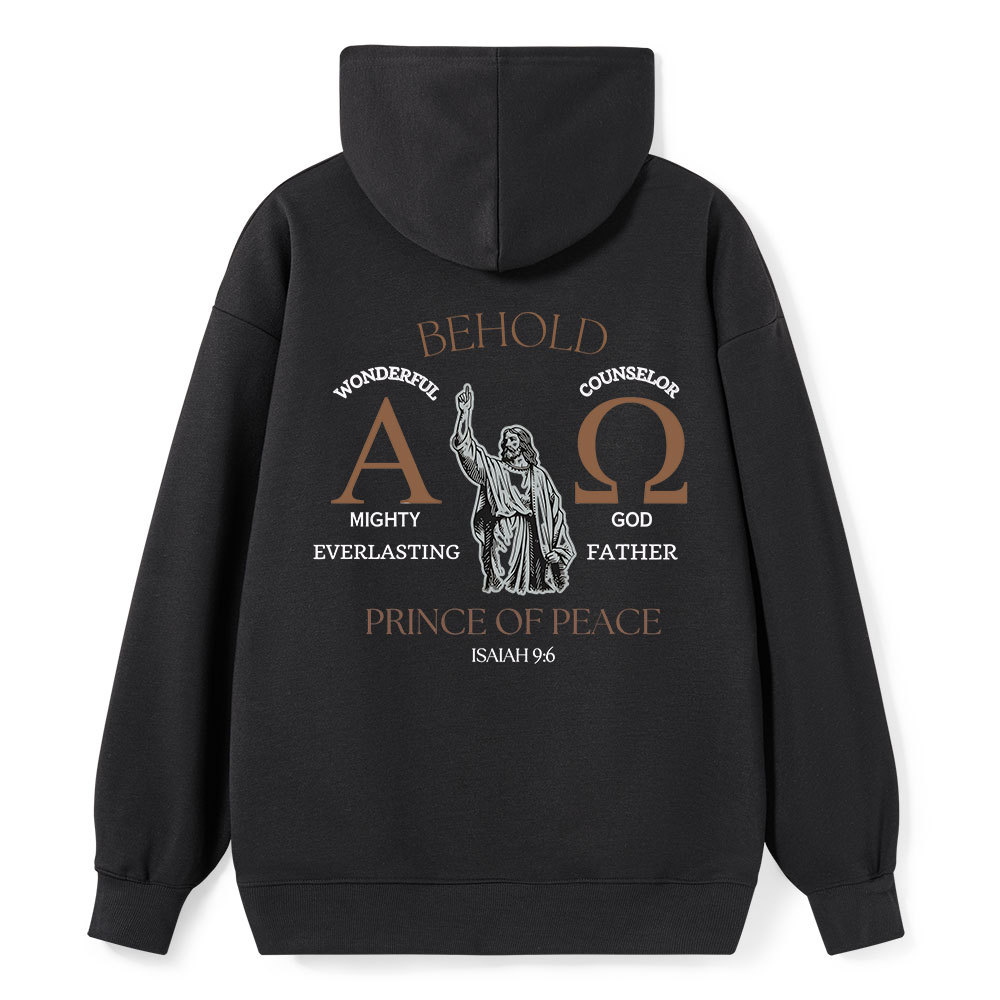 Prince Of Peace Isaiah96 Classic Christian Hoodie