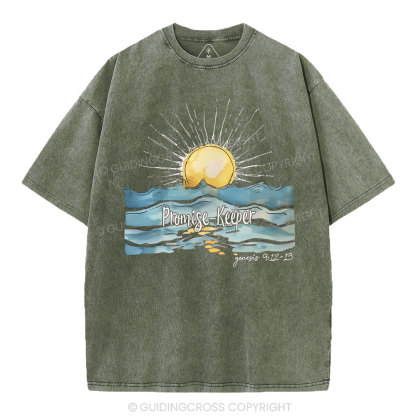 Promise Keeper Christian Washed T-Shirt