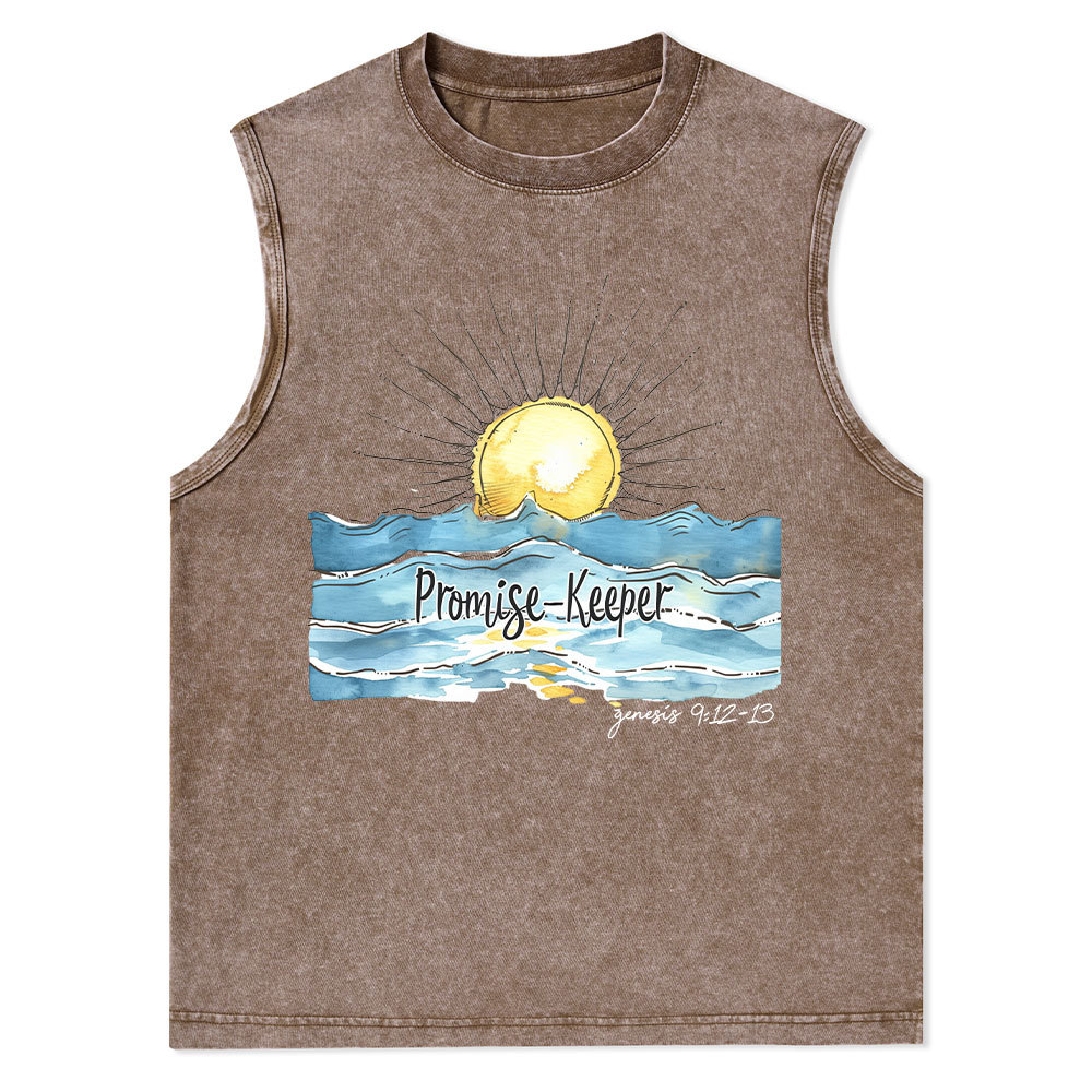 Promise Keeper Christian Washed Tank Top