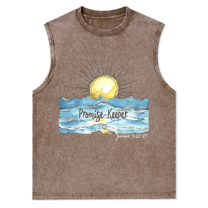 Promise Keeper Christian Washed Tank Top