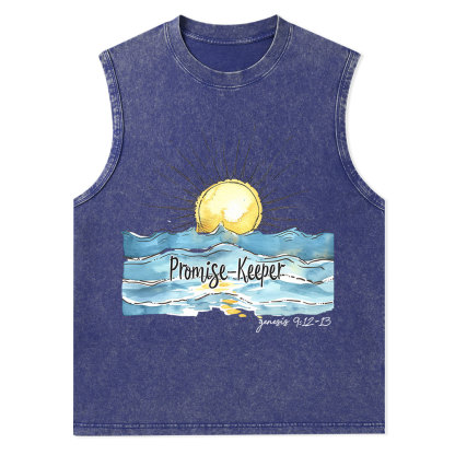 Promise Keeper Christian Washed Tank Top