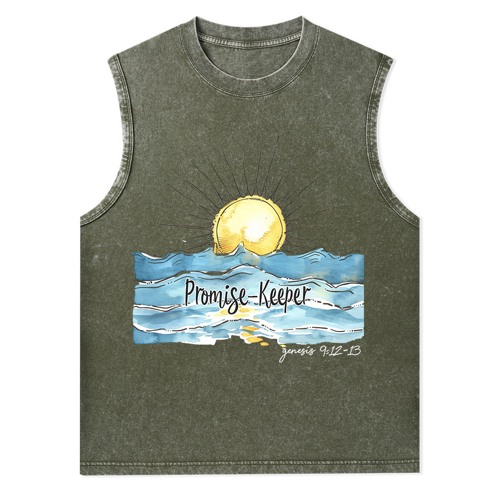 Promise Keeper Christian Washed Tank Top
