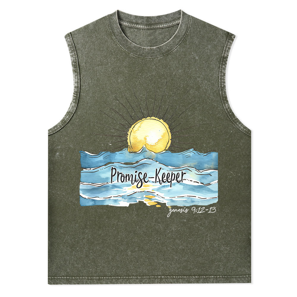 Promise Keeper Christian Washed Tank Top