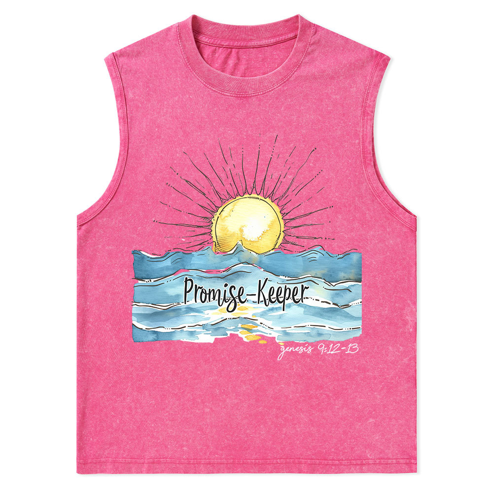 Promise Keeper Christian Washed Tank Top