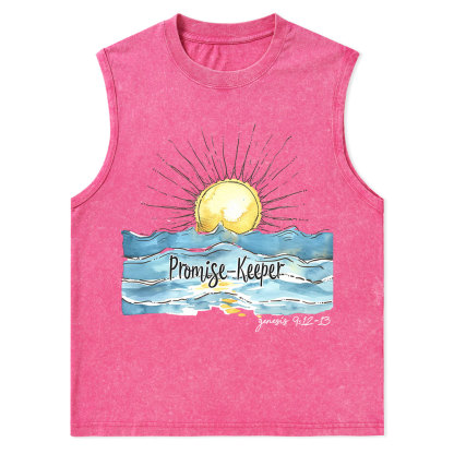 Promise Keeper Christian Washed Tank Top