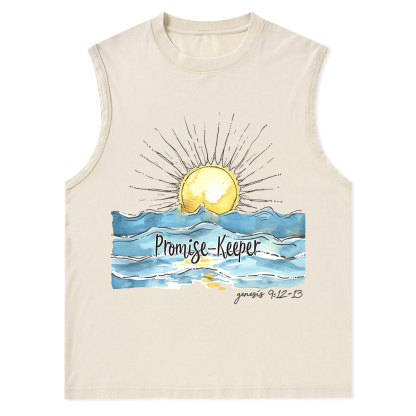 Promise Keeper Christian Washed Tank Top