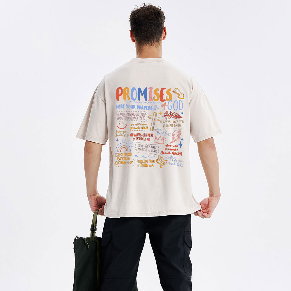 Promise Of God Christian Washed T-Shirt